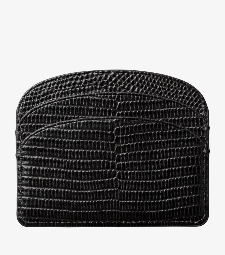 A.P.C. Porte-Cartes Demi-Lune Noir