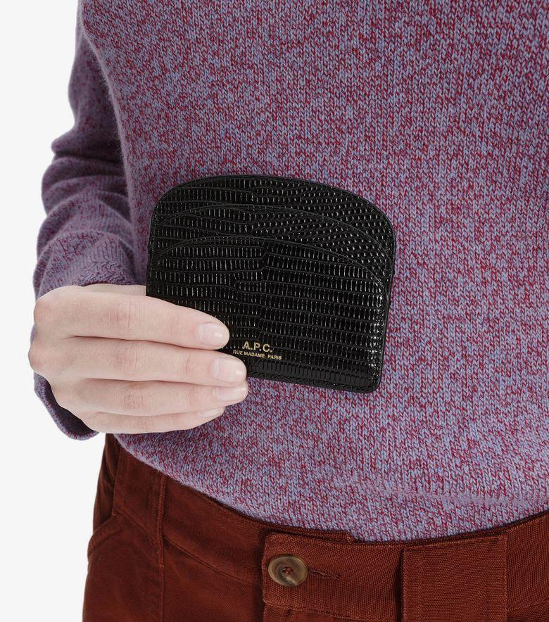 A.P.C. Porte-Cartes Demi-Lune Noir