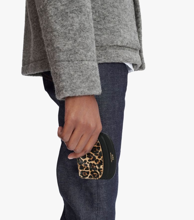 A.P.C. Porte-Cartes Demi-Lune Noir