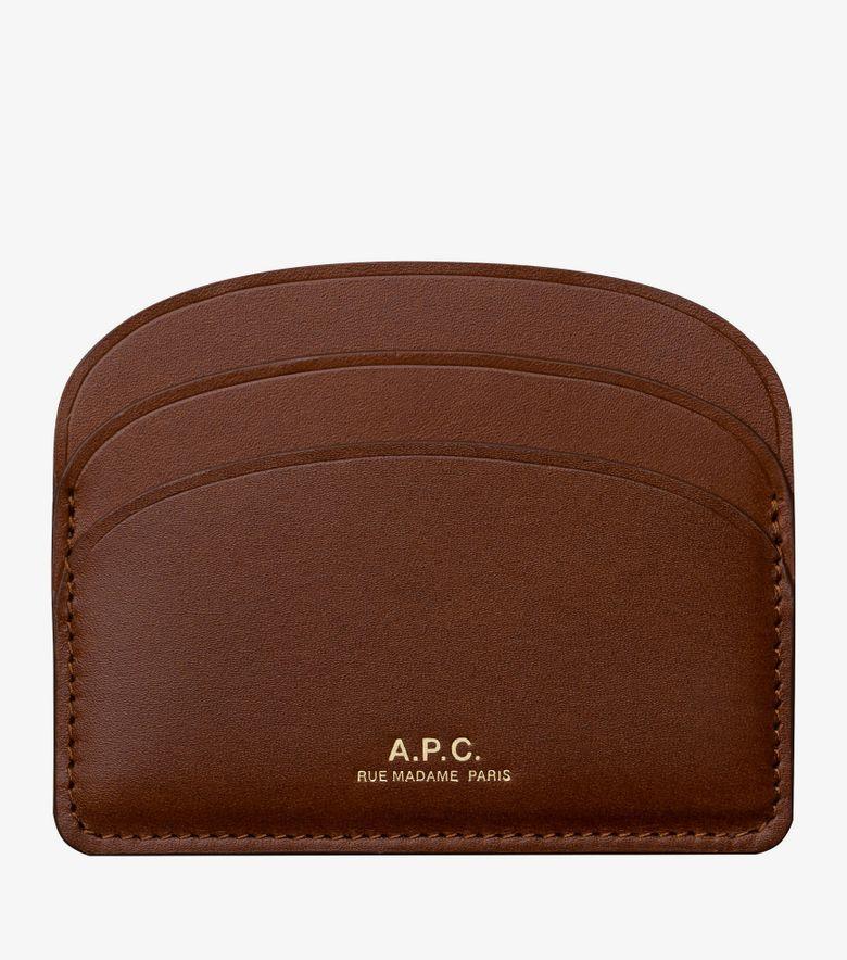 A.P.C. Porte-Cartes Demi-Lune Noisette