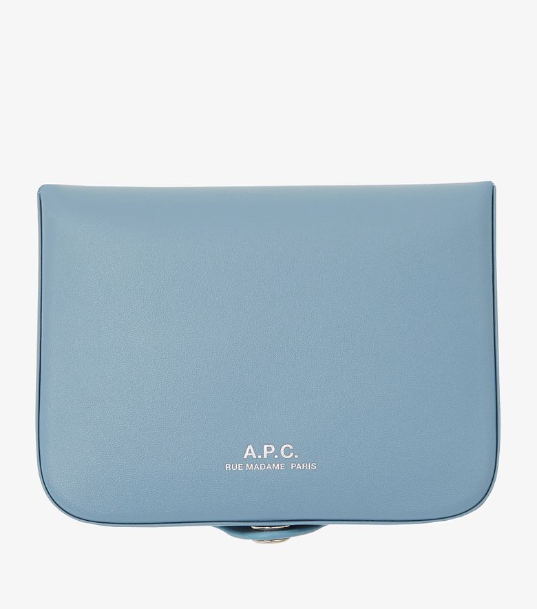 A.P.C. Porte-Monnaie Josh Bleu navire