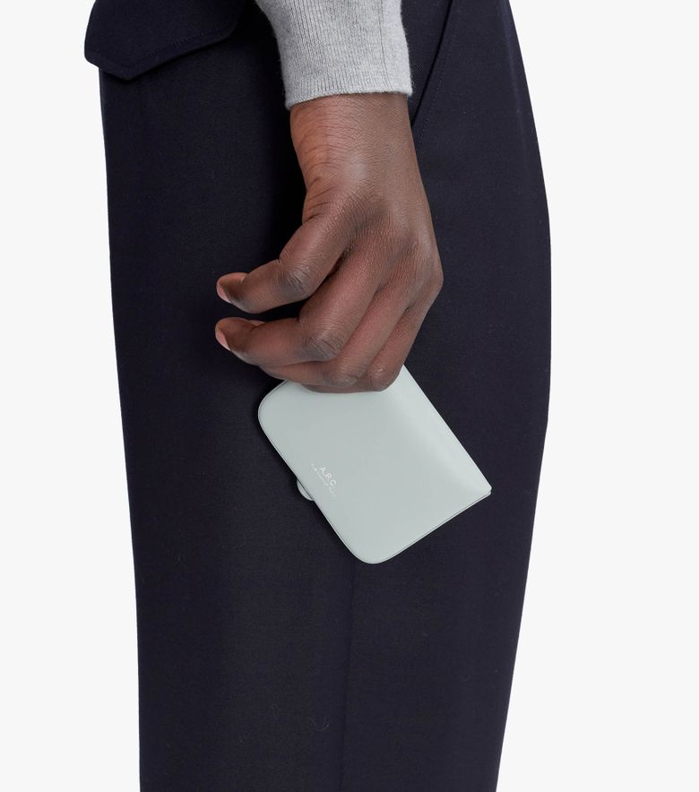 A.P.C. Porte-Monnaie Josh Bleu Nuage