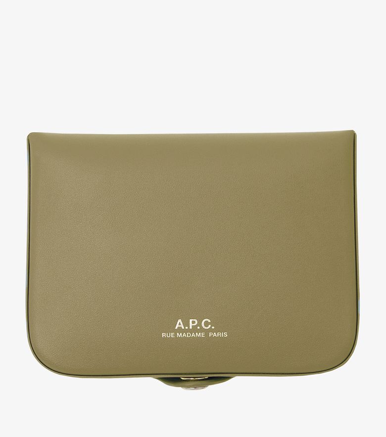A.P.C. Porte-Monnaie Josh Vert argile