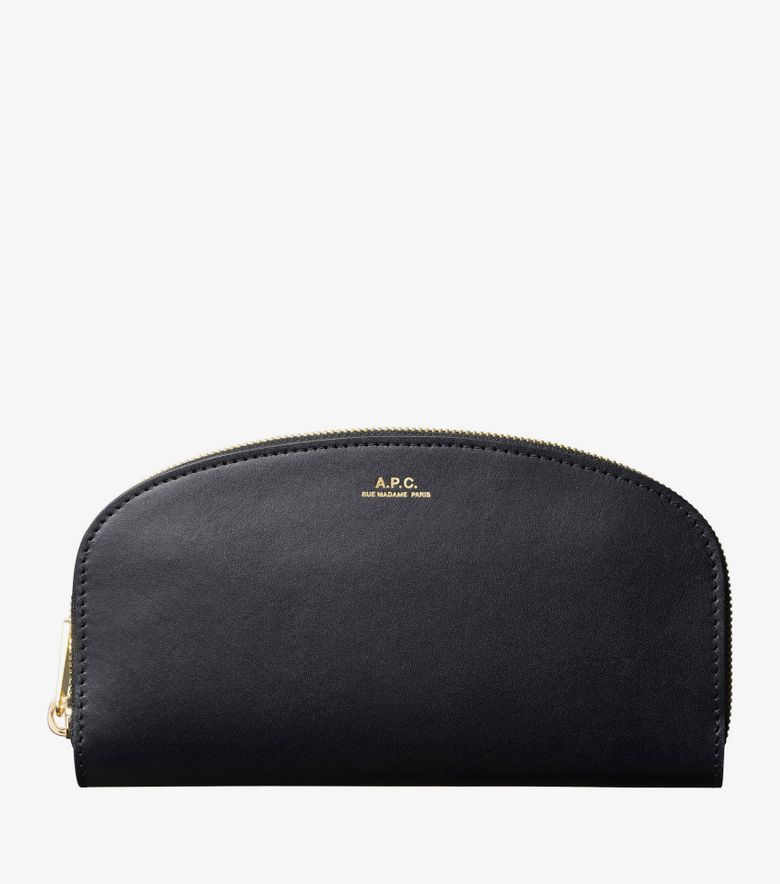 A.P.C. Portefeuille Demi-Lune Noir