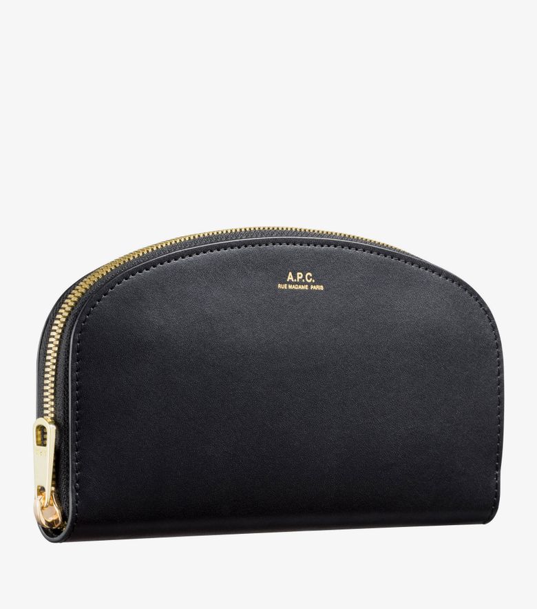 A.P.C. Portefeuille Demi-Lune Noir