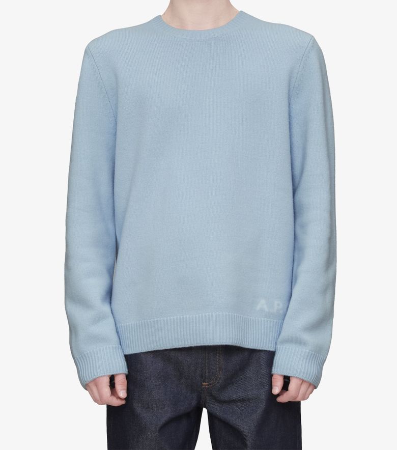 A.P.C. Pull Edward Bleu Clair