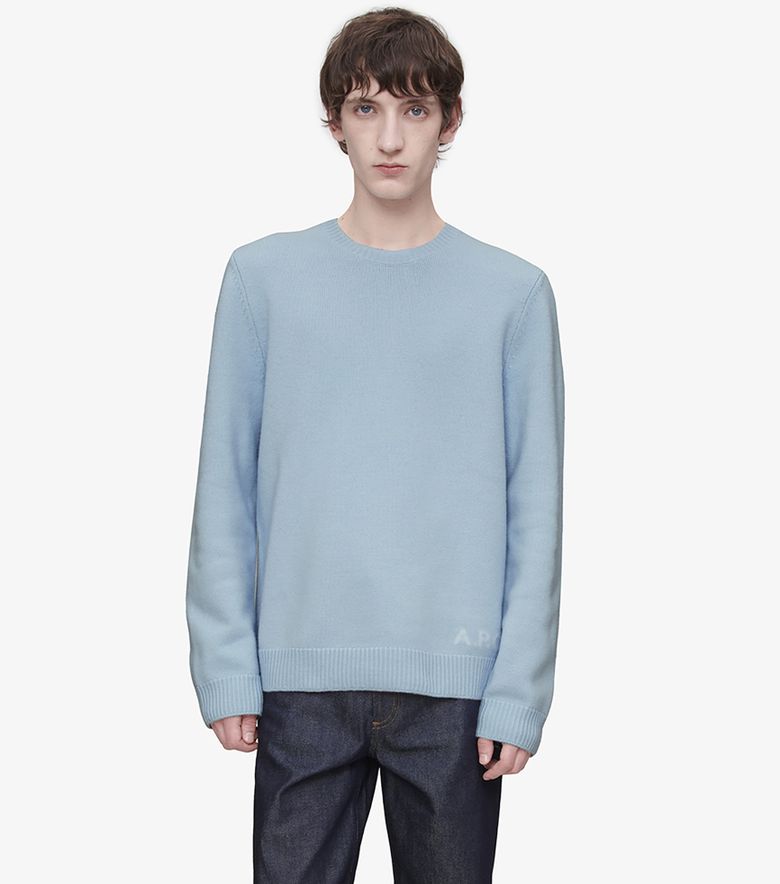 A.P.C. Pull Edward Bleu clair