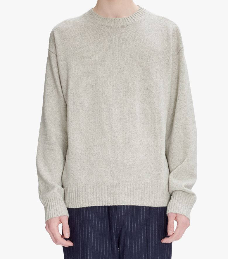 A.P.C. Pull Marcel Ecru/gris