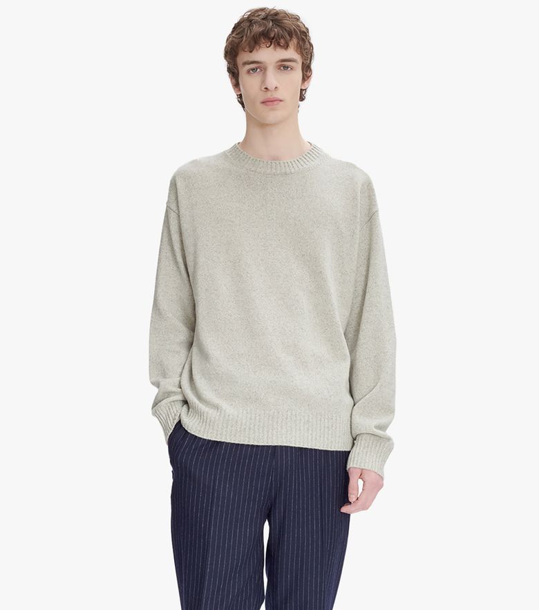 A.P.C. Pull Marcel Ecru/gris