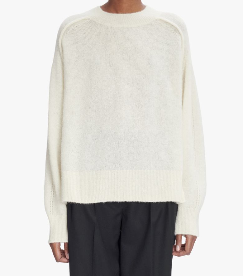 A.P.C. Pull Naomie Blanc Cassé