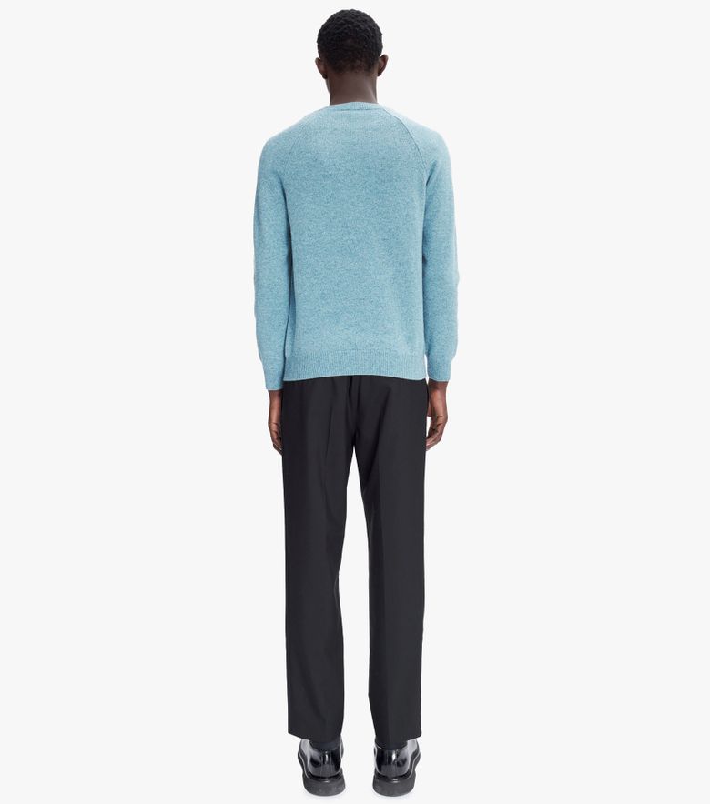 A.P.C. Pull Pierre Bleu Gris Chiné