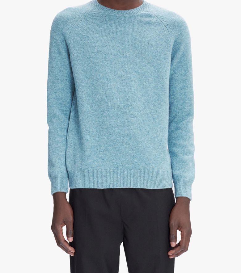 A.P.C. Pull Pierre Bleu Gris Chiné