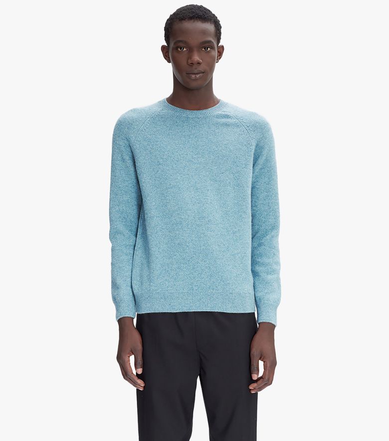 A.P.C. Pull Pierre Bleu gris chiné