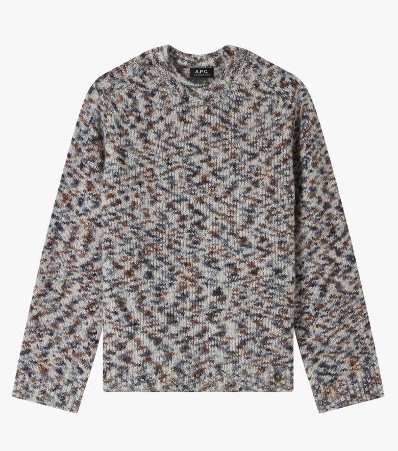 A.P.C. Pull Terry Gris Chiné