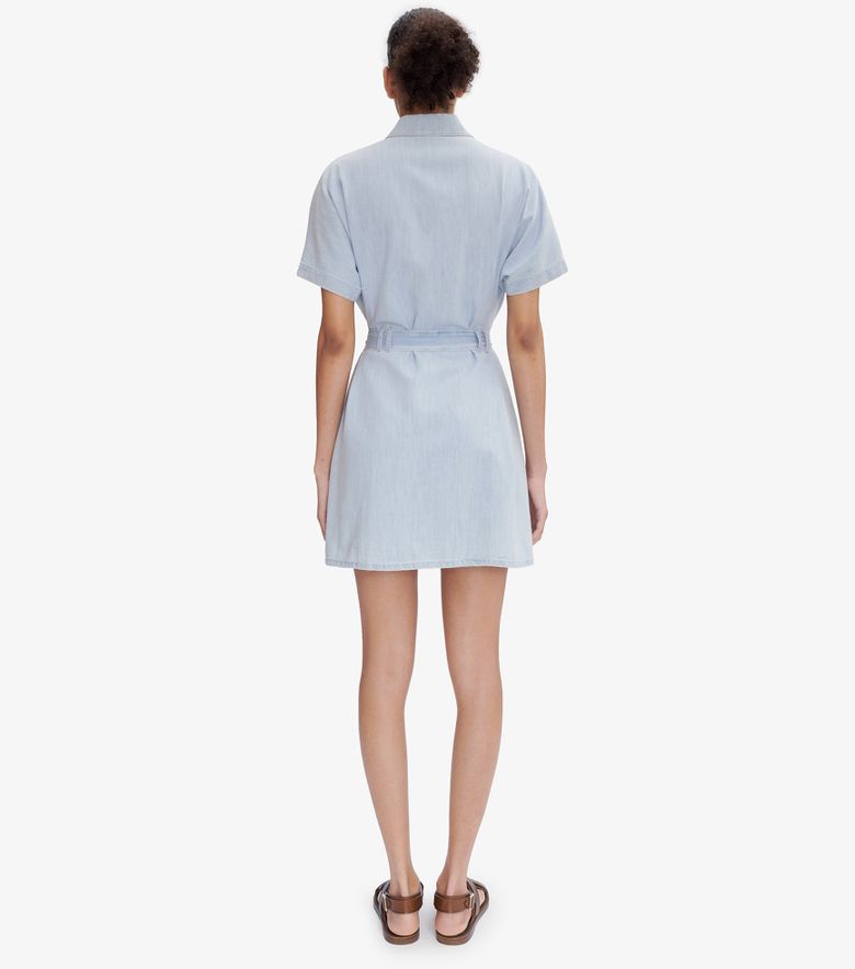 A.P.C. Robe Suzanne Bleu Pâle