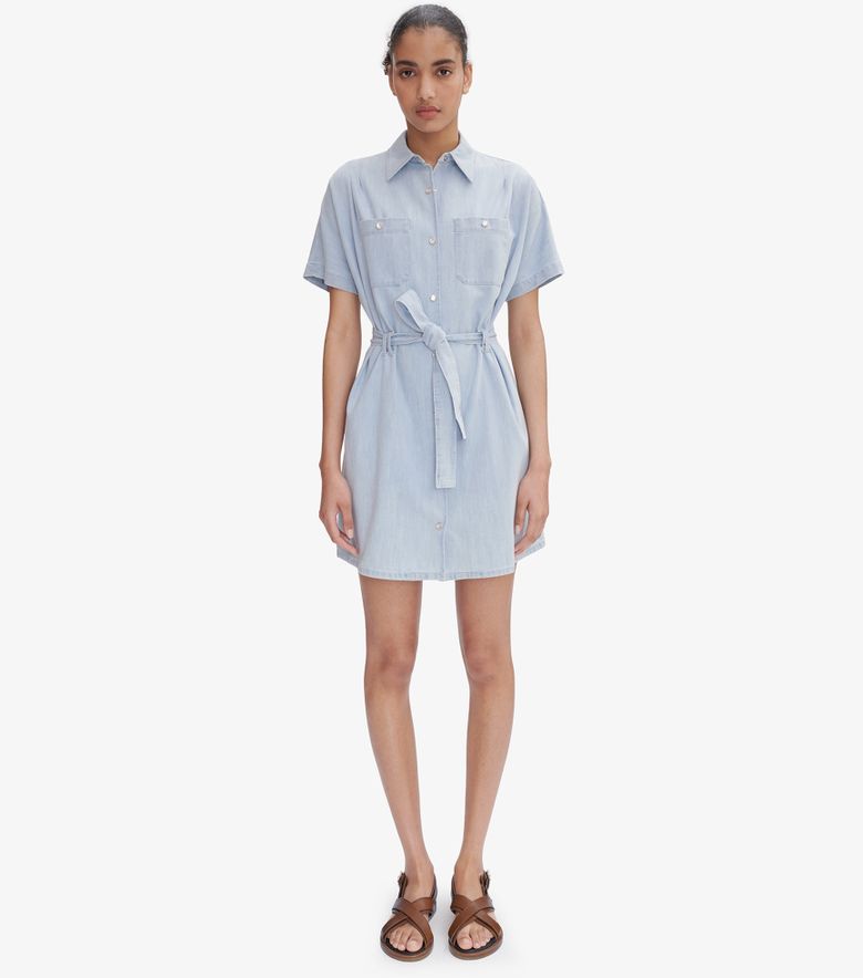 A.P.C. Robe Suzanne Bleu pâle