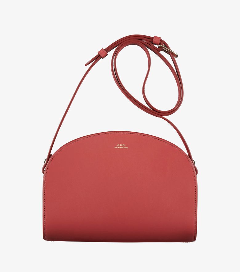 A.P.C. Sac Demi-Lune Cerise