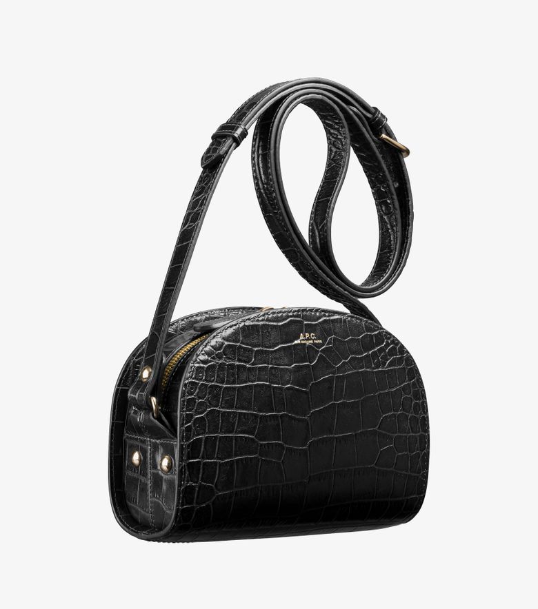 A.P.C. Sac Demi-Lune Mini Noir