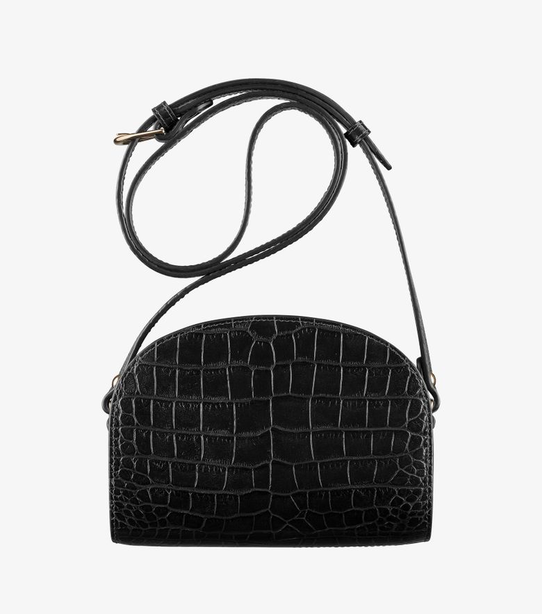 A.P.C. Sac Demi-Lune Mini Noir