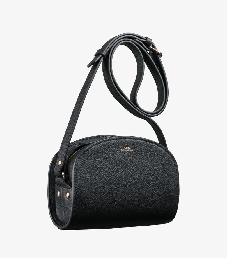 A.P.C. Sac Demi-Lune Mini Noir