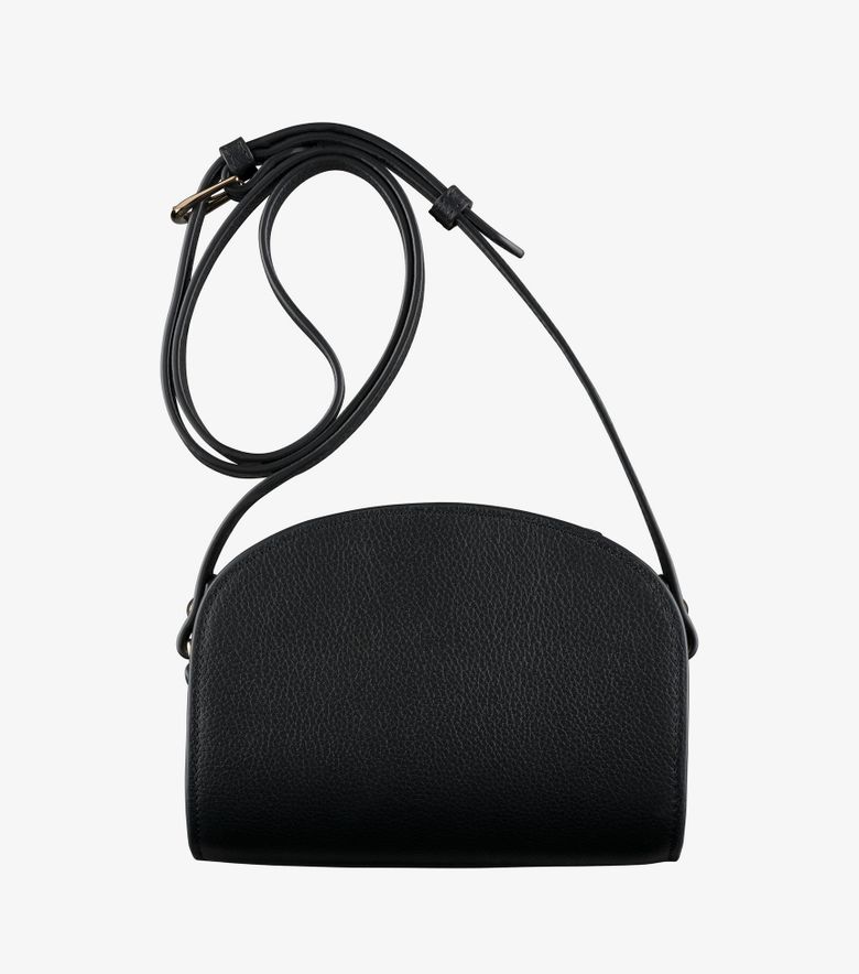 A.P.C. Sac Demi-Lune Mini Noir