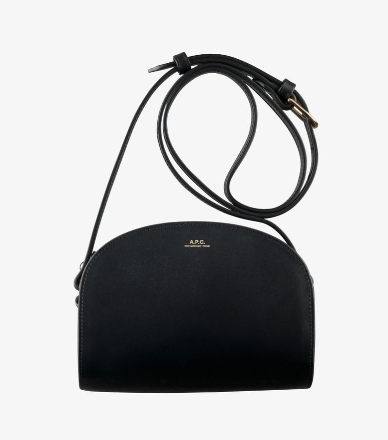 A.P.C. Sac Demi-Lune Mini Noir