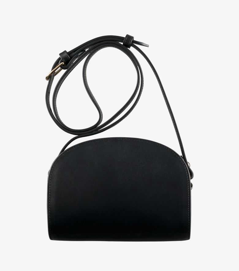 A.P.C. Sac Demi-Lune Mini Noir