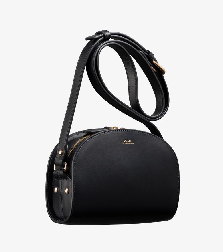 A.P.C. Sac Demi-Lune Mini Noir