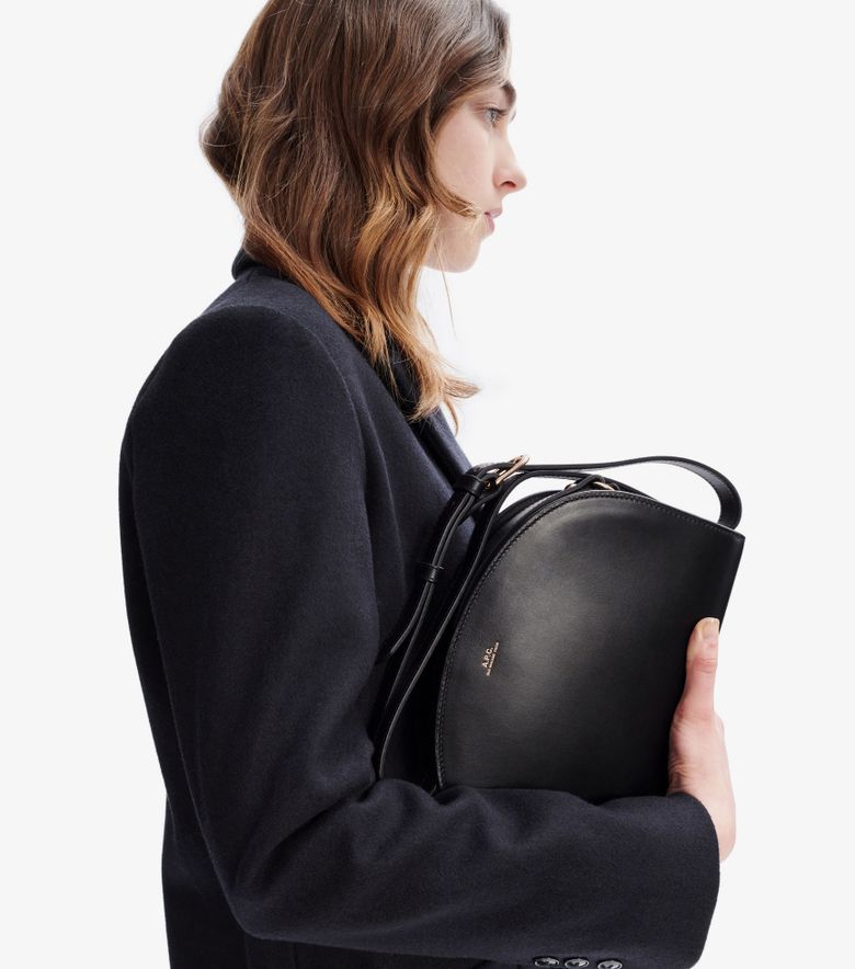 A.P.C. Sac Demi-Lune Noir