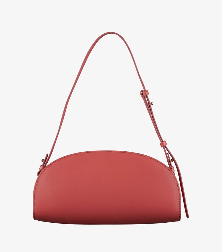 A.P.C. Sac Demi-Lune Shoulder Cerise