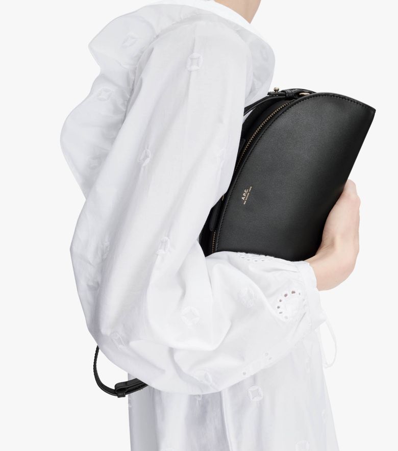 A.P.C. Sac Demi-Lune Shoulder Noir