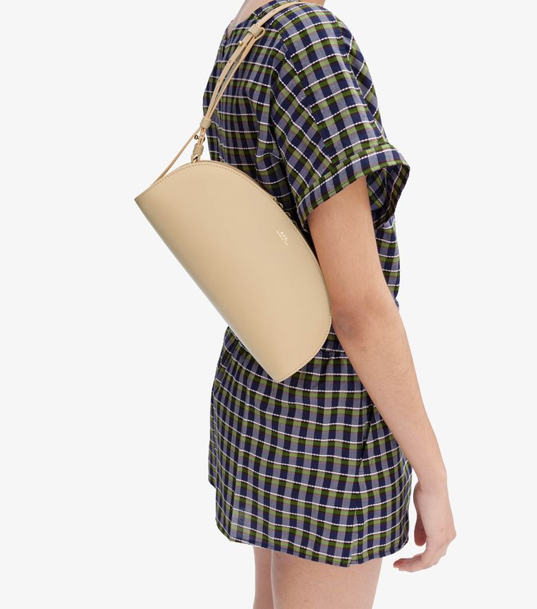 A.P.C. Sac Demi-Lune Shoulder Sahara