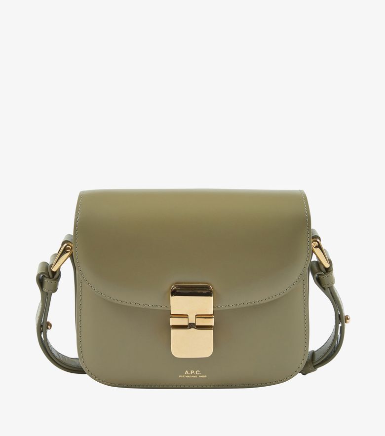 A.P.C. Sac Grace Mini Vert Argile