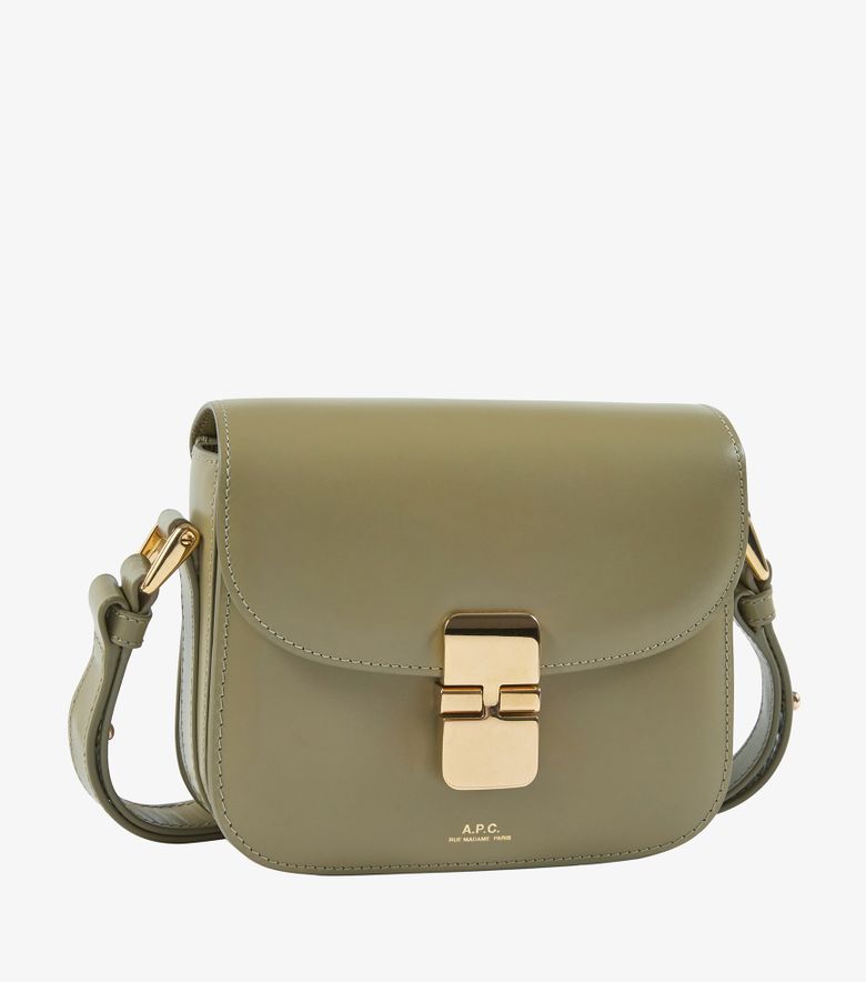 A.P.C. Sac Grace Mini Vert Argile