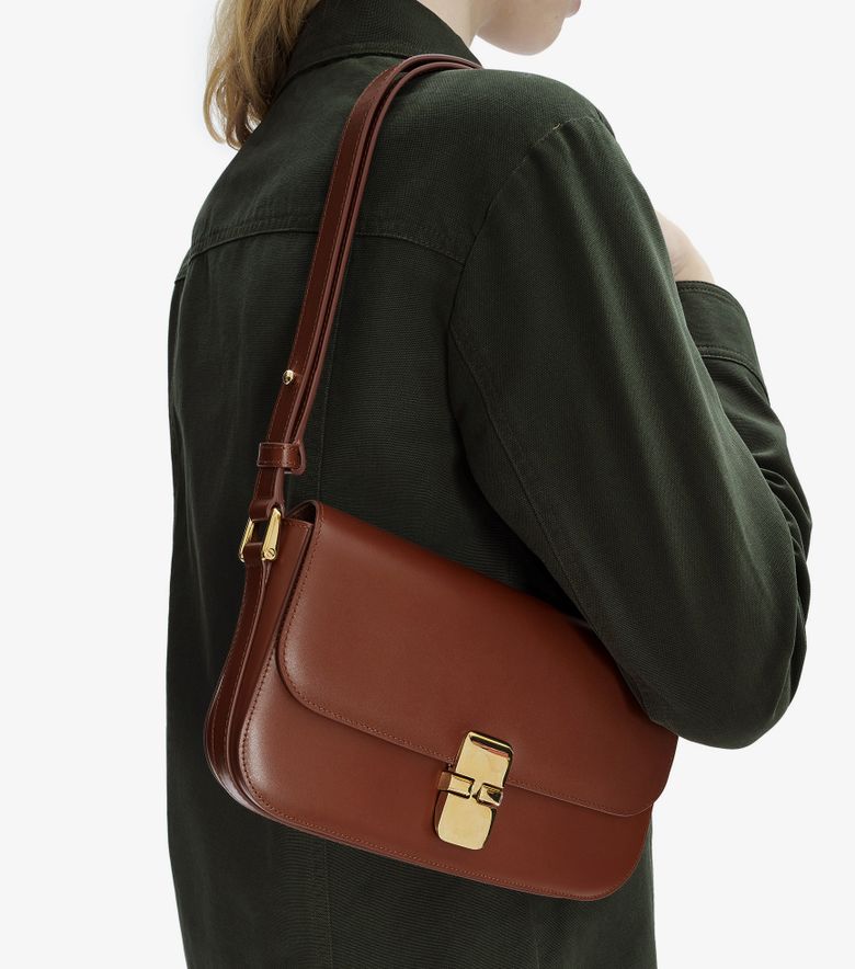 A.P.C. Sac Grace Porté Épaule Noisette
