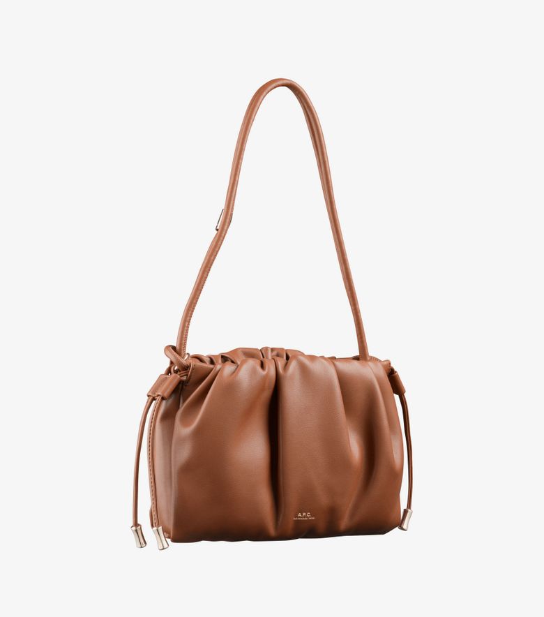 A.P.C. Sac Ninon Shoulder Mini Noisette