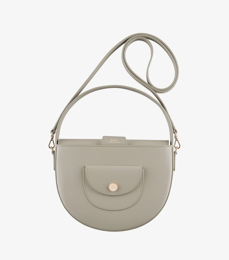 A.P.C. Sac Pocket Small Vert taupe