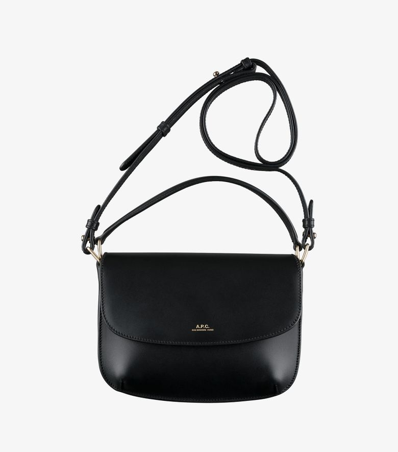 A.P.C. Sac Sarah Shoulder à Strap Mini Noir