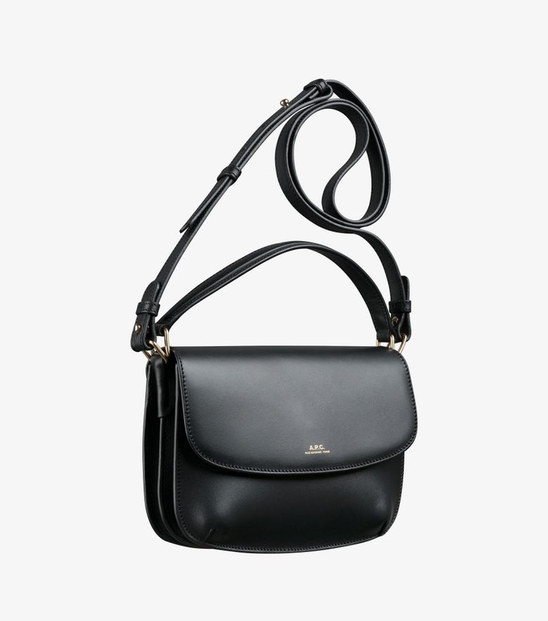 A.P.C. Sac Sarah Shoulder à Strap Mini Noir