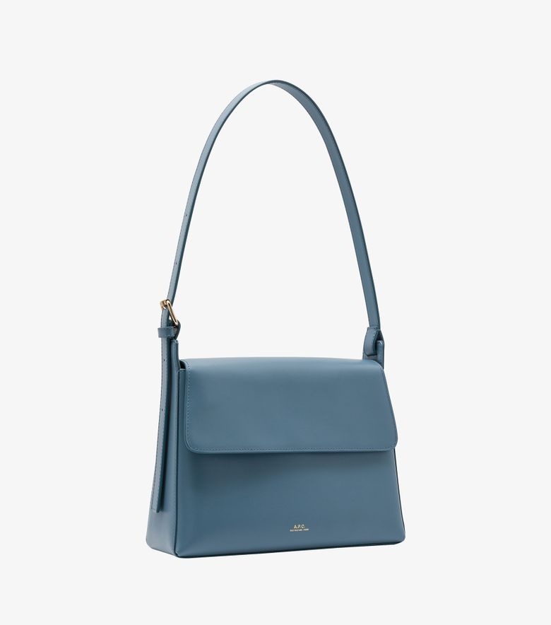 A.P.C. Sac Virginie Flap Bleu Navire