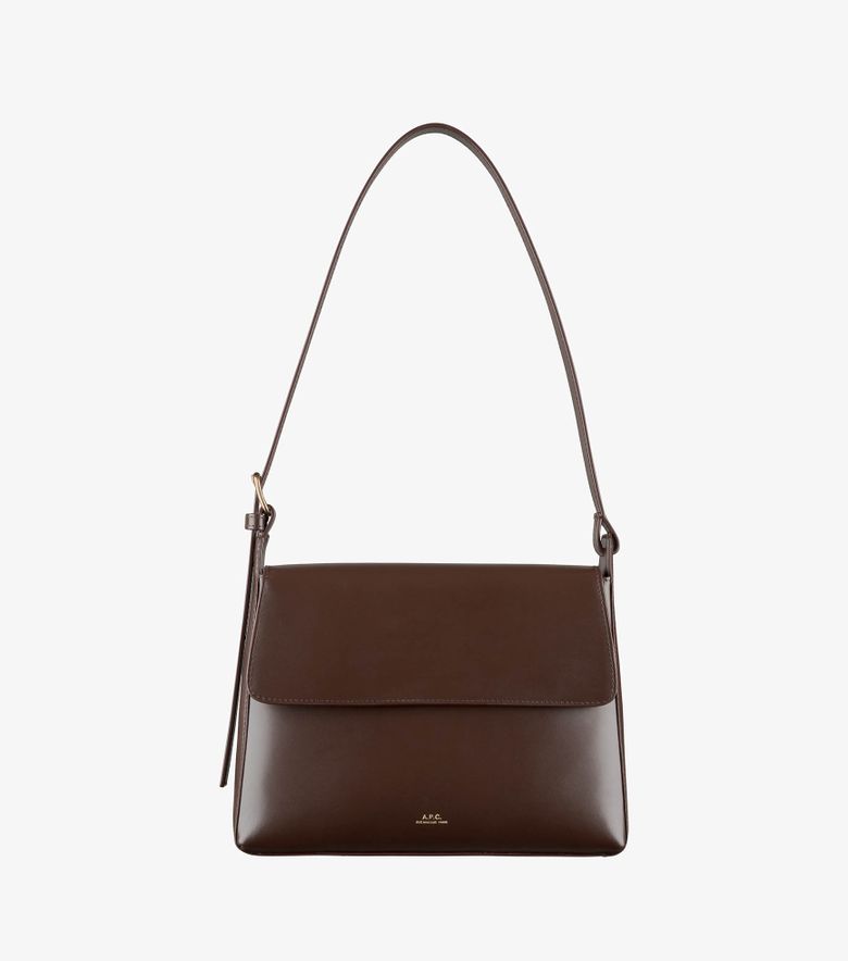 A.P.C. Sac Virginie Flap Brownie