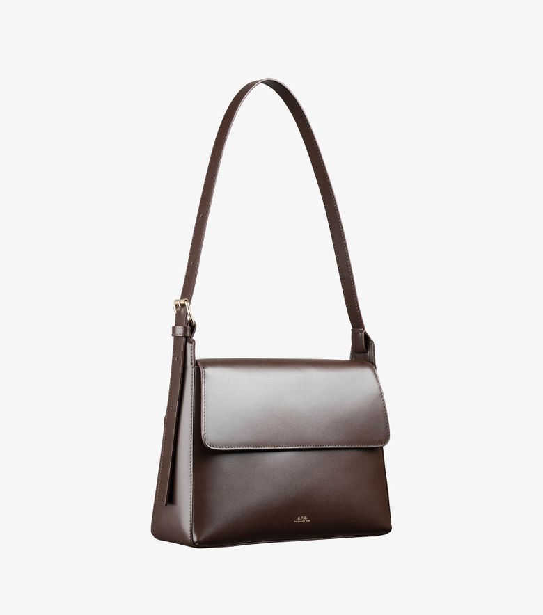 A.P.C. Sac Virginie Flap Brownie