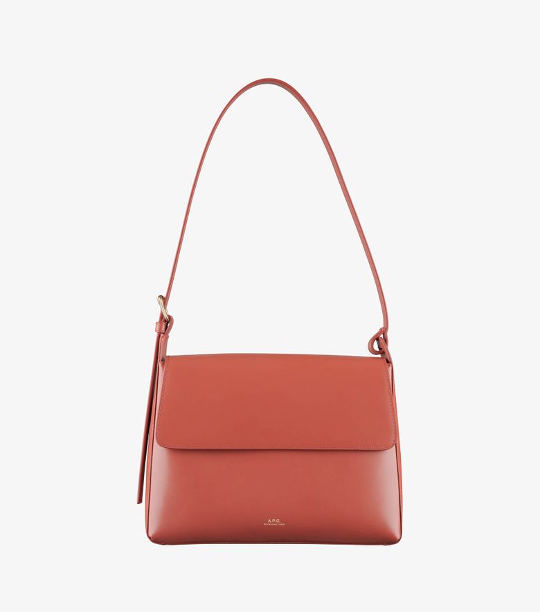 A.P.C. Sac Virginie Flap Cerise
