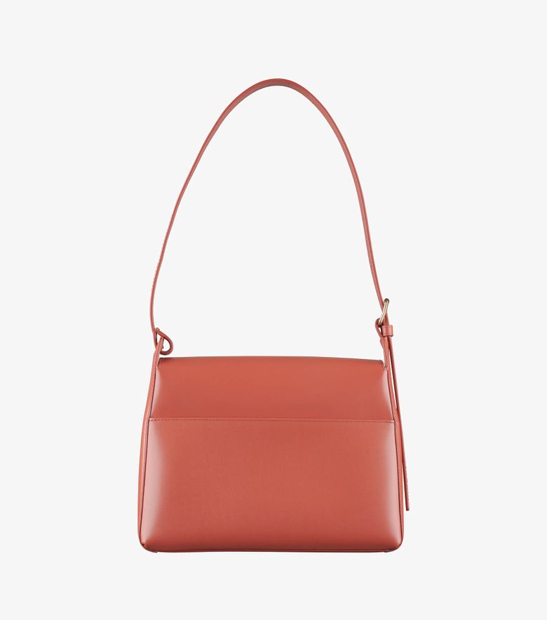 A.P.C. Sac Virginie Flap Cerise
