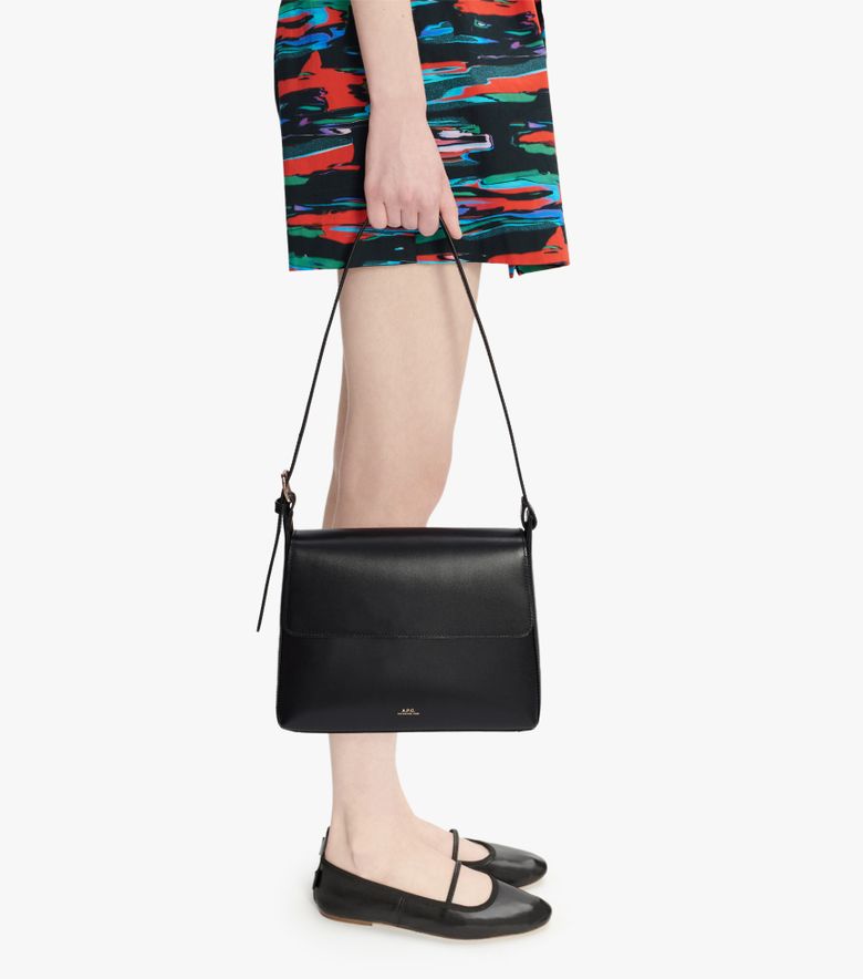 A.P.C. Sac Virginie Flap Noir