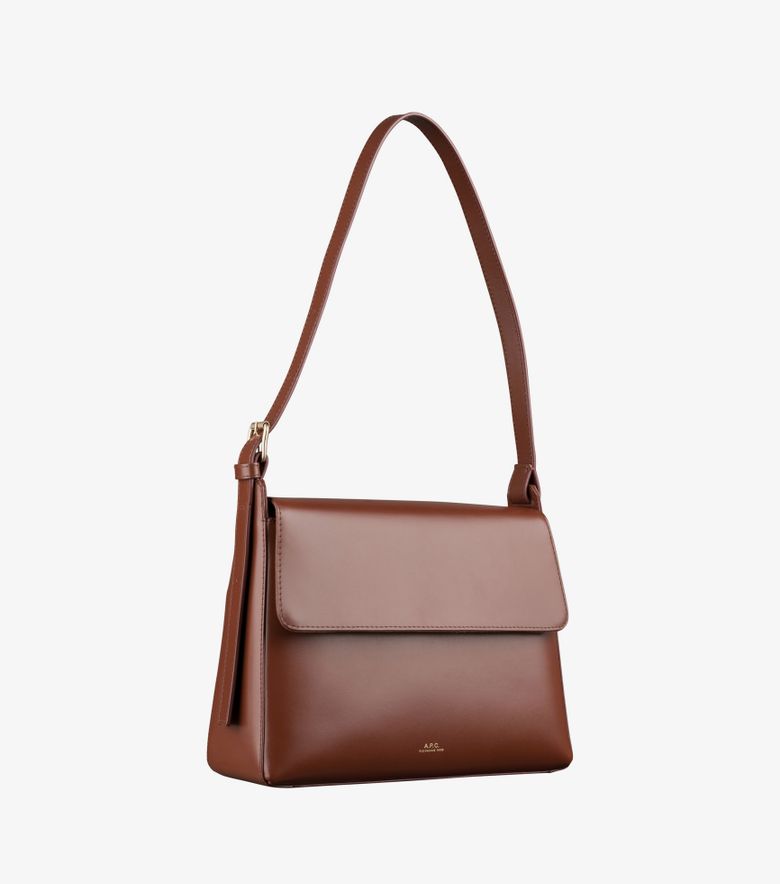 A.P.C. Sac Virginie Flap Noisette