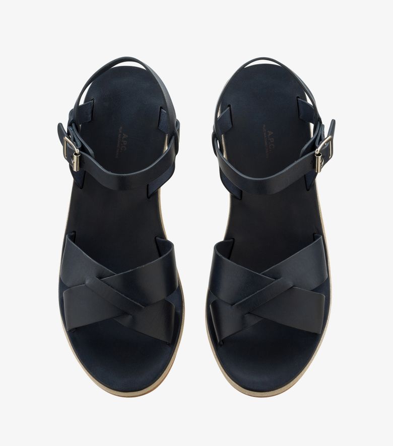 A.P.C. Sandales Judith Dark Navy