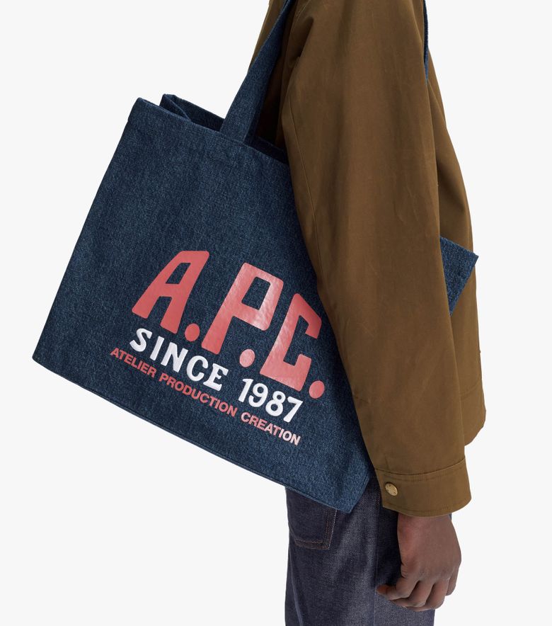 A.P.C. Shopping Diane Carpenter Indigo délavé