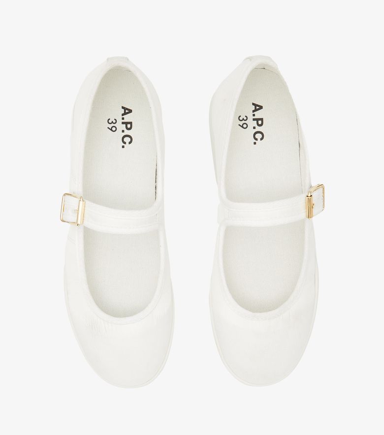 A.P.C. Sneakers Moe Mary Jane Blanc
