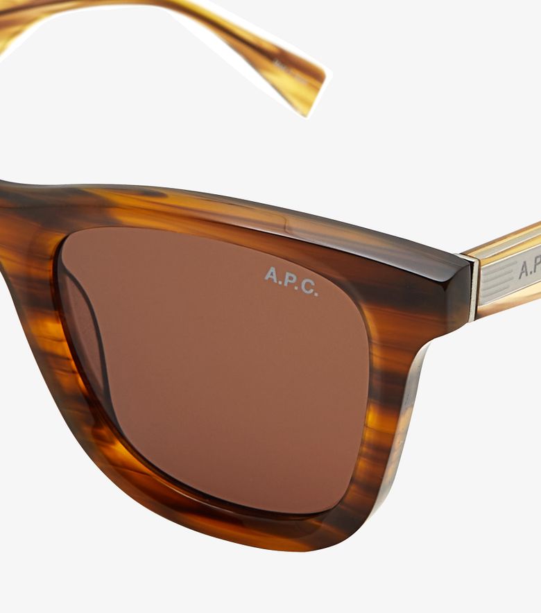 A.P.C. Sunglasses John Whisky/marron